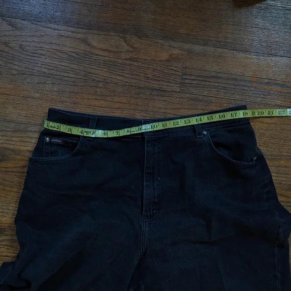 Vintage Riders by Lee Black Jeans size 16-18 - Picture 4 of 5